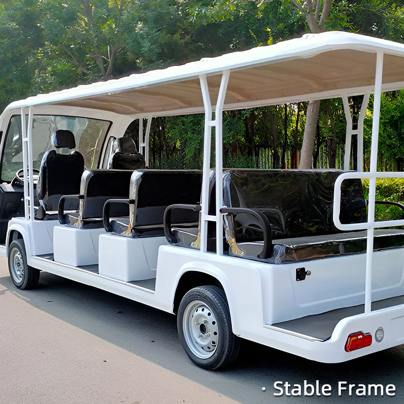 FYD-GG-14 White 14 Seater Sightseeing Car