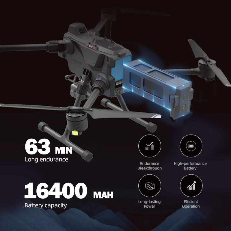 HZH C400 Inspection Drone - 63 Minutes of Maximum Endurance