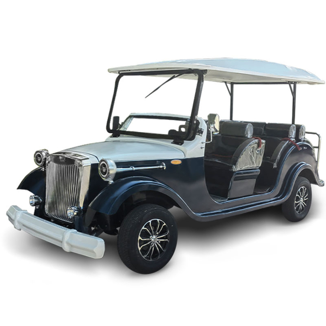 FYD-LY-8 Dark Blue 8 Seater Classic Car