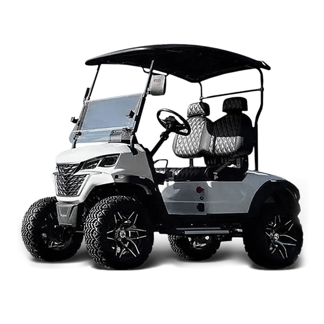 FYD-GL-C2 White 2 Seater Golf Cart