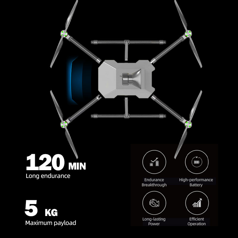 HZH C491 Inspection Drone - 120 Minutes of Maximum Endurance