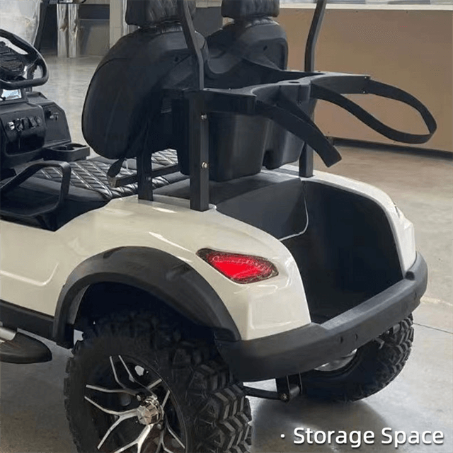 FYD-GL-C2 White 2 Seater Golf Cart